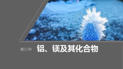 2024届高考一轮复习化学课件(人教版)：金属及其化合物-铝、镁及其化合物