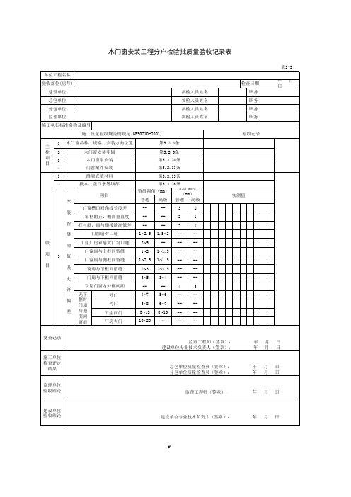 施工单位检验批 (6)