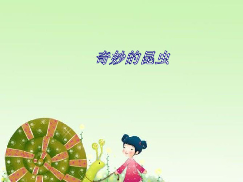 浙美版小学一年级下册美术：奇妙的昆虫_课件1