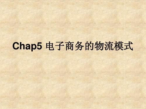 chap5电子商务