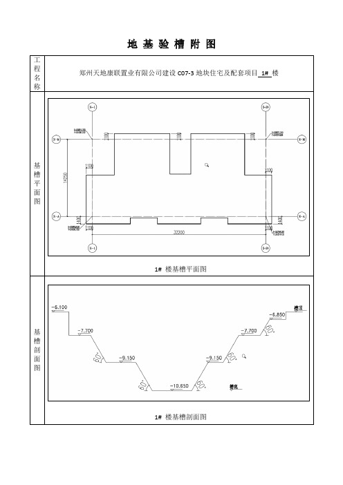 地基验槽记录附图全