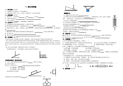 7_2弹力导学案