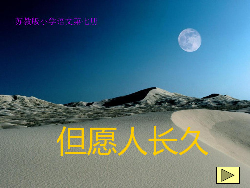 但愿人长久PPT课件