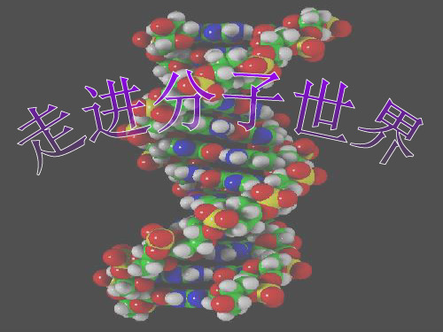 第七章从粒子到宇宙第一节走进分子世界-课件-苏科版物理八年级下册