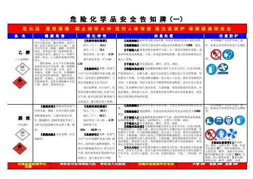 16危险化学品安全告知牌