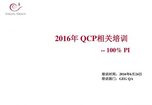 2016 PI培训2