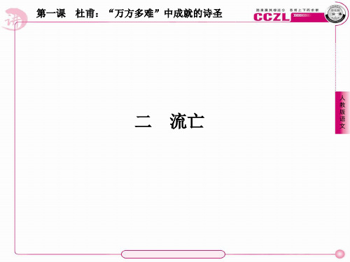 高中语文选修《中外传记作品选读》课件:12流亡