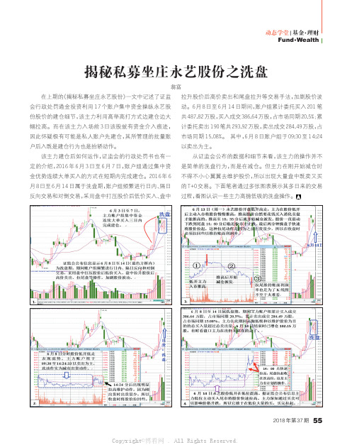 揭秘私募坐庄永艺股份之洗盘