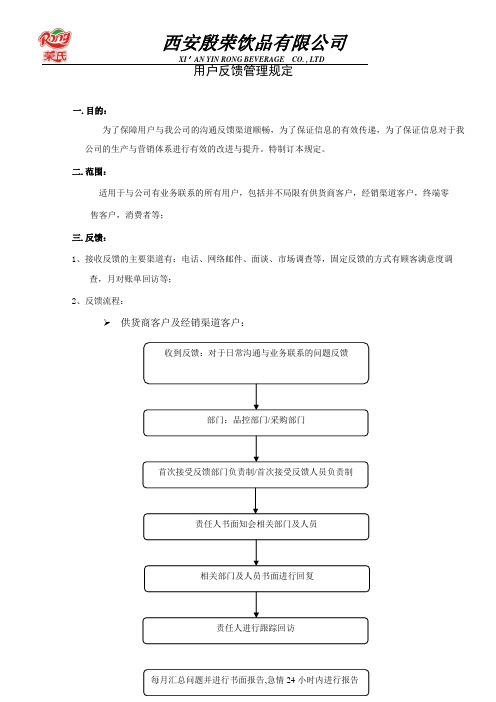 用户反馈制度