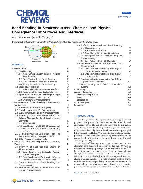 CR)Band Bending in Semiconductors_ Chemical and Physical Consequences at Surfaces and Interfaces