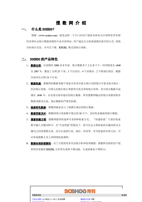 搜数网介绍