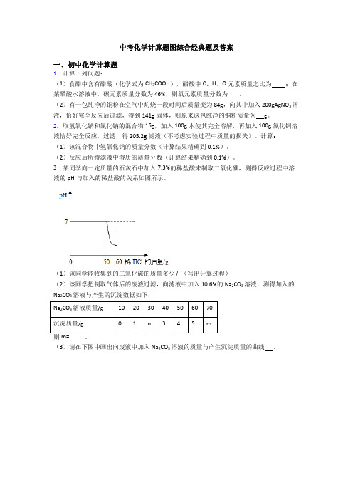 中考化学计算题图综合经典题及答案