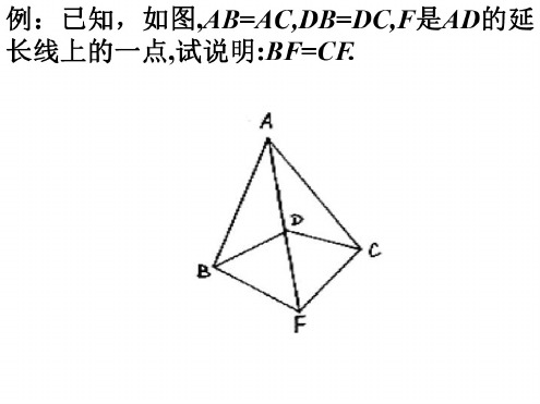 浙教版初一数学全等三角形专题复习