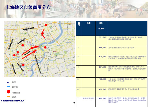 上海地区商圈商场研究分析调查[优质ppt]