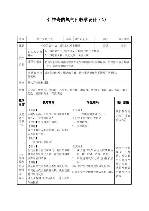 《神奇的氧气》设计2