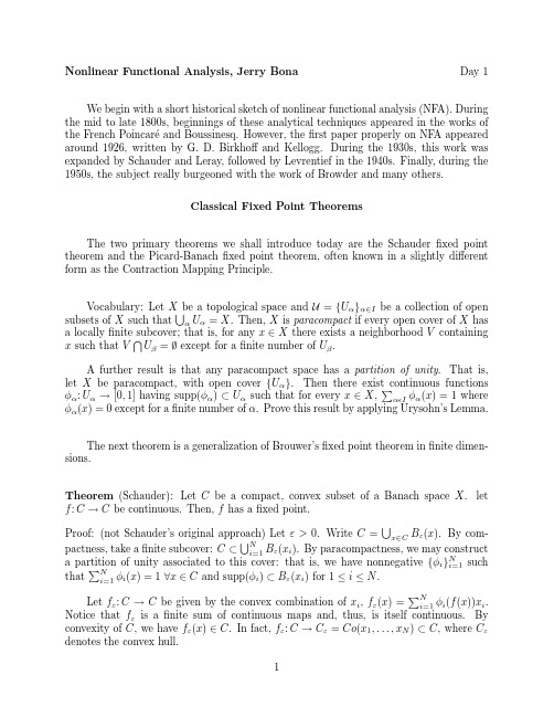 Nonlinear Functional Analysis