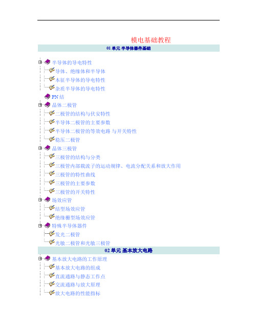 模电基础学习知识教程.doc