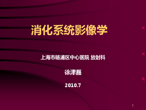 消化系统影像学PPT课件