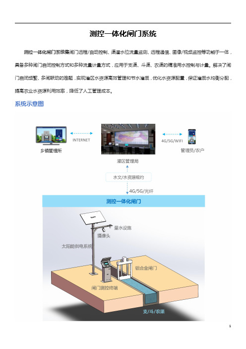 智能测控一体化闸门系统