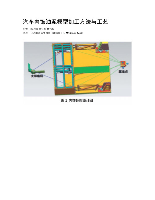 汽车内饰油泥模型加工方法与工艺