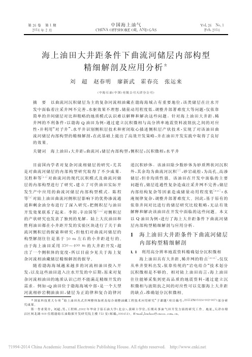 海上油田大井距条件下曲流河储层内部构型精细解剖及应用分析