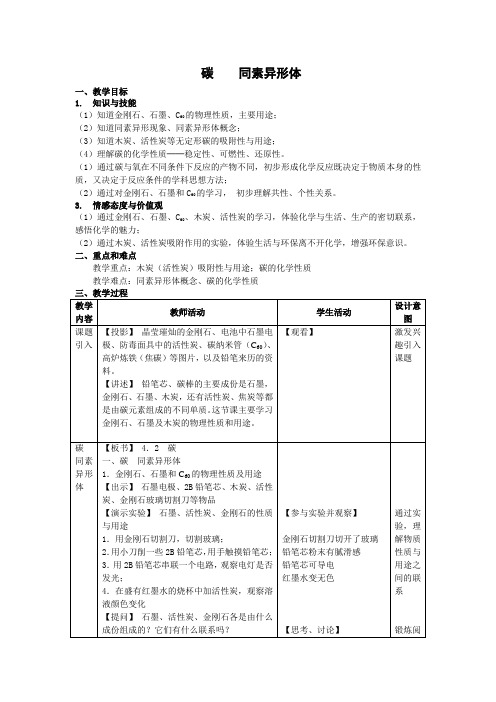 沪教版九年级上册初中化学《4.燃料及其燃烧 4.2碳 碳同素异形体》_4