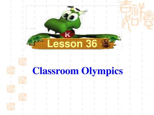 【最新】冀教版八年级英语下册unit 6 lesson36 Classroom Olympics精品课件(共21张PPT)