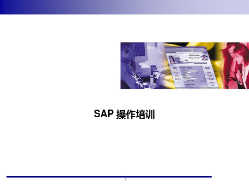 SAP学习资料文档SAP基本操作