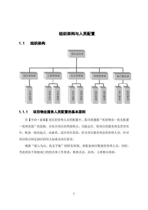 组织架构与人员配置