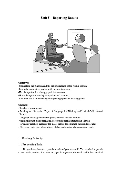 研究生学术英语写作教程Unit-5-Reporting-Results