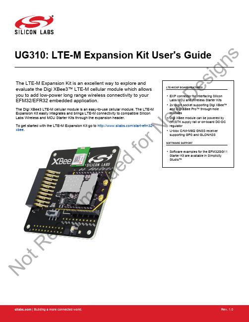 LTE-M Expansion Kit用户指南说明书