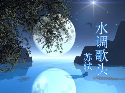 第14课《水调歌头(明月几时有)》课件(共14张ppt)部编版语文九年级上册