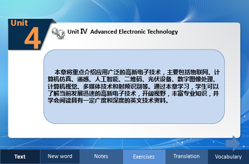 电子与通信技术专业英语(第4版)Unit 4  lesson 19