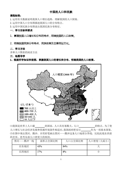 中国的人口和民族