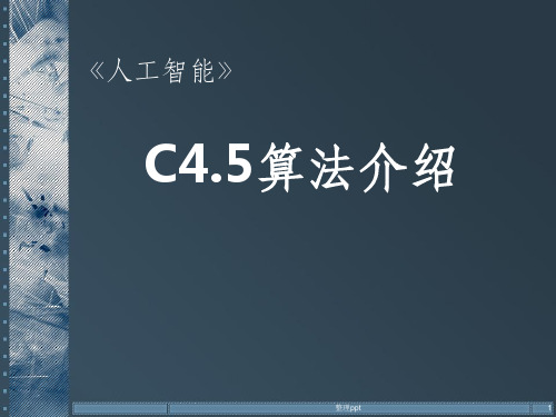 C45算法