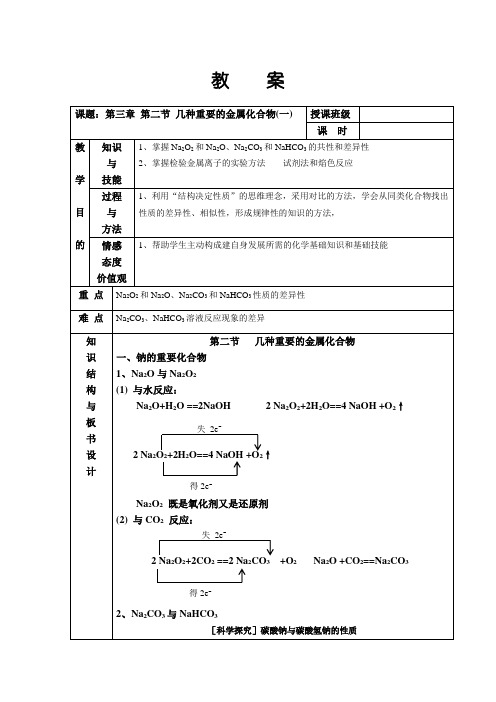 第二节 几种重要的金属化合物