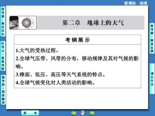 高考地理复习——地球上的大气