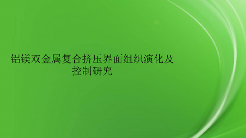 铝镁双金属复合挤压界面组织演化及控制研究