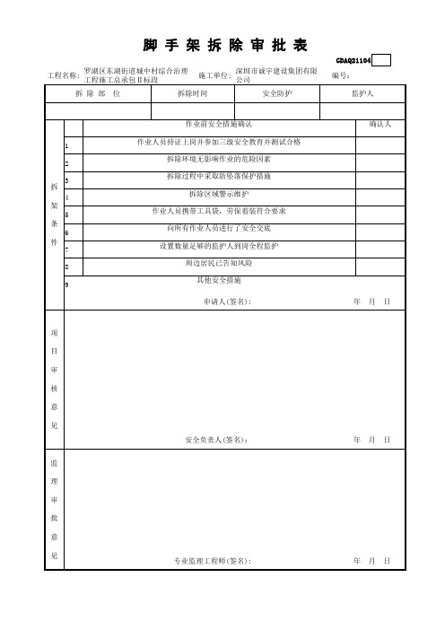 脚手架拆除审批表GDAQ21104(1)(1)(2)(1)(1)