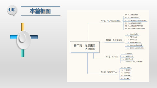 第二章 经济主体法律制度 《经济法实用教程》PPT课件