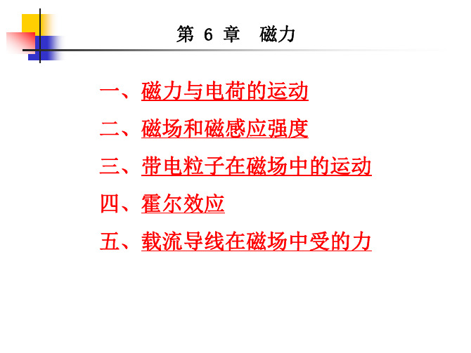 04-6-第6章-磁力-电磁学-大学物理-海南大学