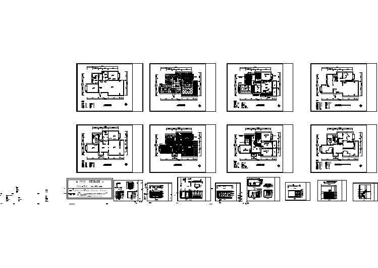 精美实用的别墅建筑施工图(共15张)