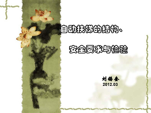 自动扶梯的结构、使用安全与检验(2012-2)