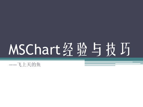 MSChart经验与技巧