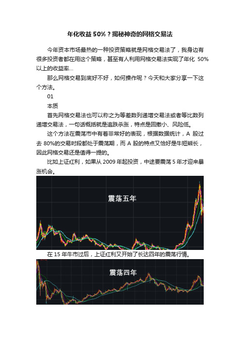 年化收益50%？揭秘神奇的网格交易法