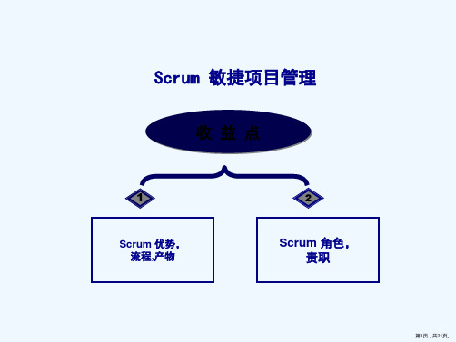 Scrum敏捷项目管理课件分解