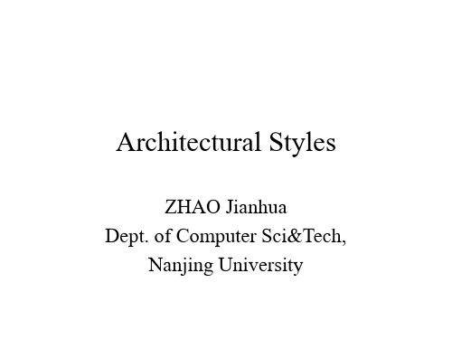 Architectural Styles