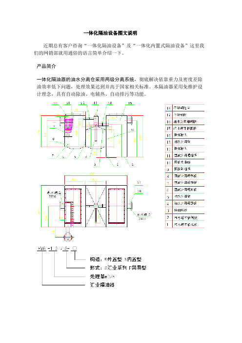 一体化隔油设备图文说明