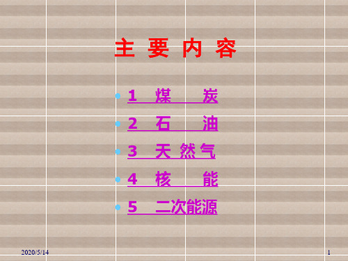 能源工程概论3 1常规能源的高效利用