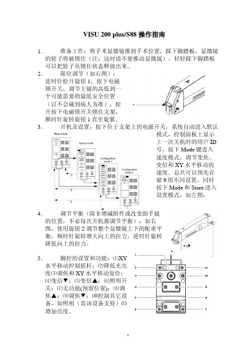 VISU200 plus 操作指南